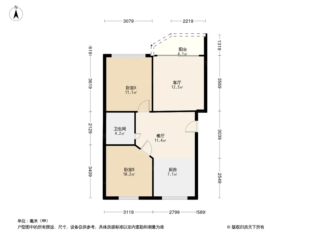 湖景花园户型图