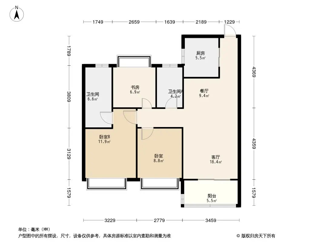 融信海月平江户型图图片