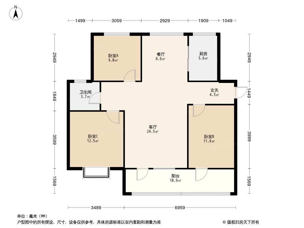 力高阳光海岸户型图