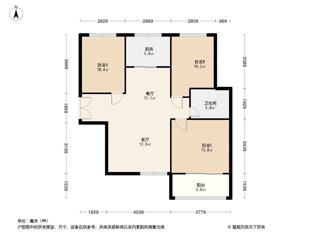 睢县天湖上品户型图图片