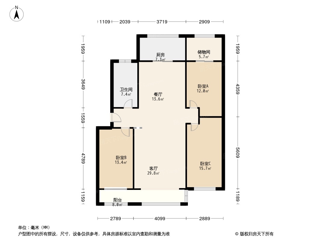 裕兴家园户型图图片