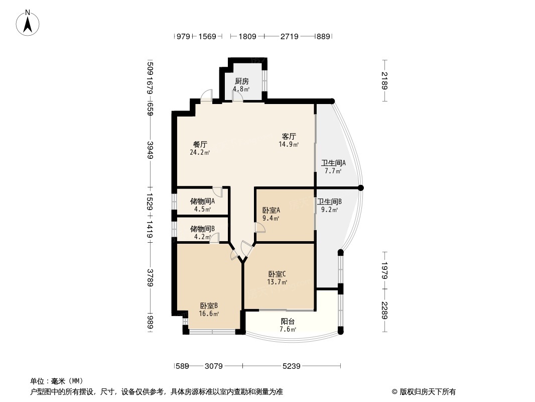 东方威尼斯户型图图片