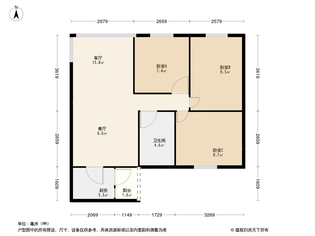 葵竹苑户型图