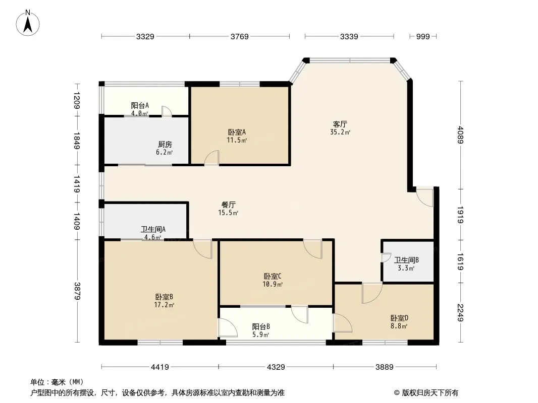 金都花园户型图