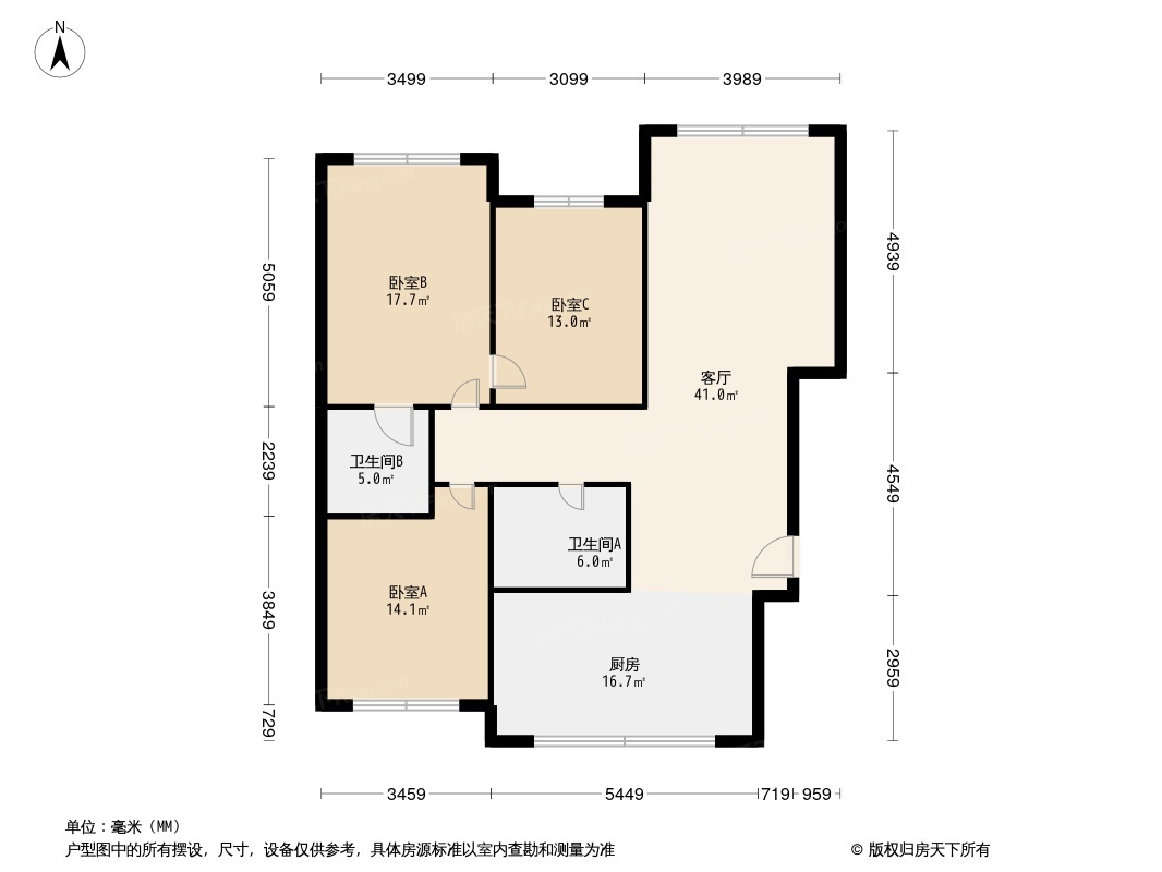 伟峰东樾别墅户型图图片