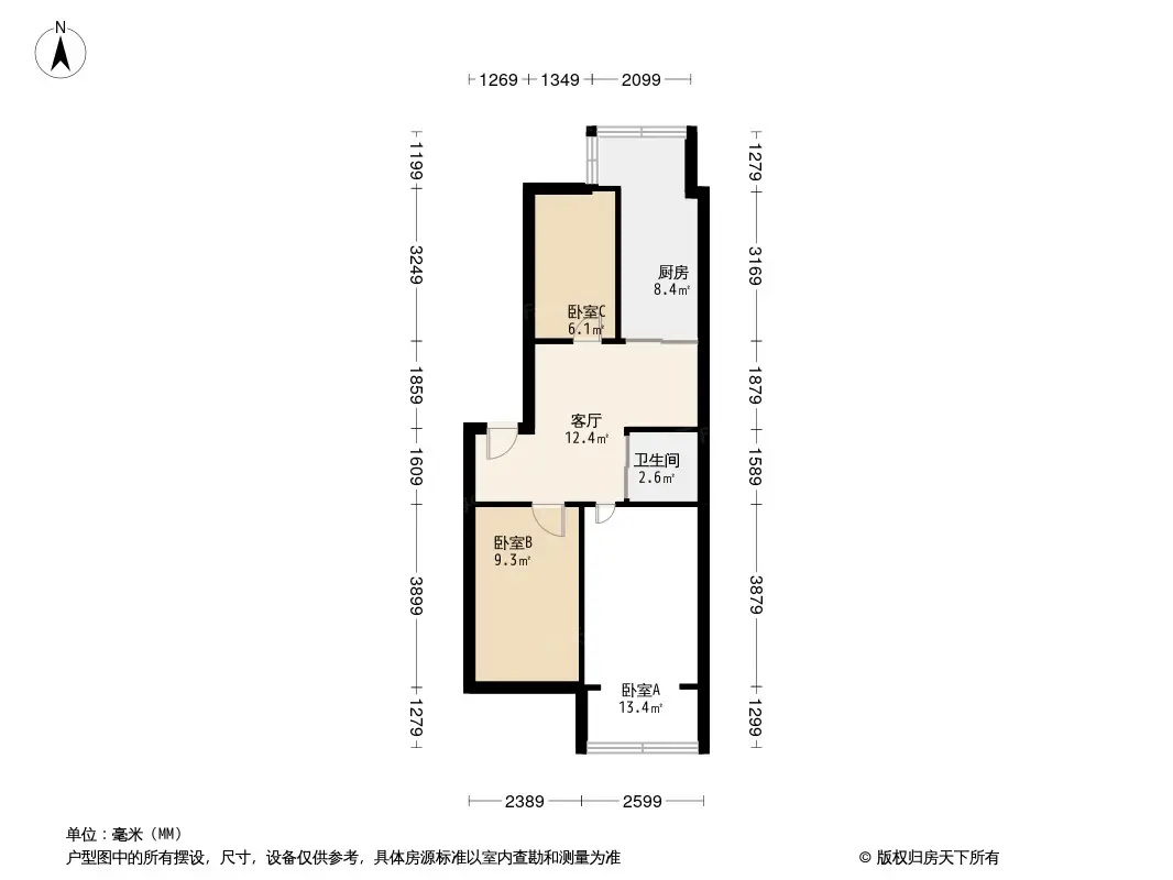 富民花园户型图