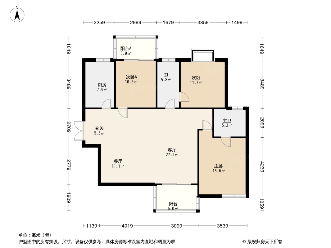 北辰三角洲戶型類別:0居,1居,2居,3居,4居,5居戶型面積:44.