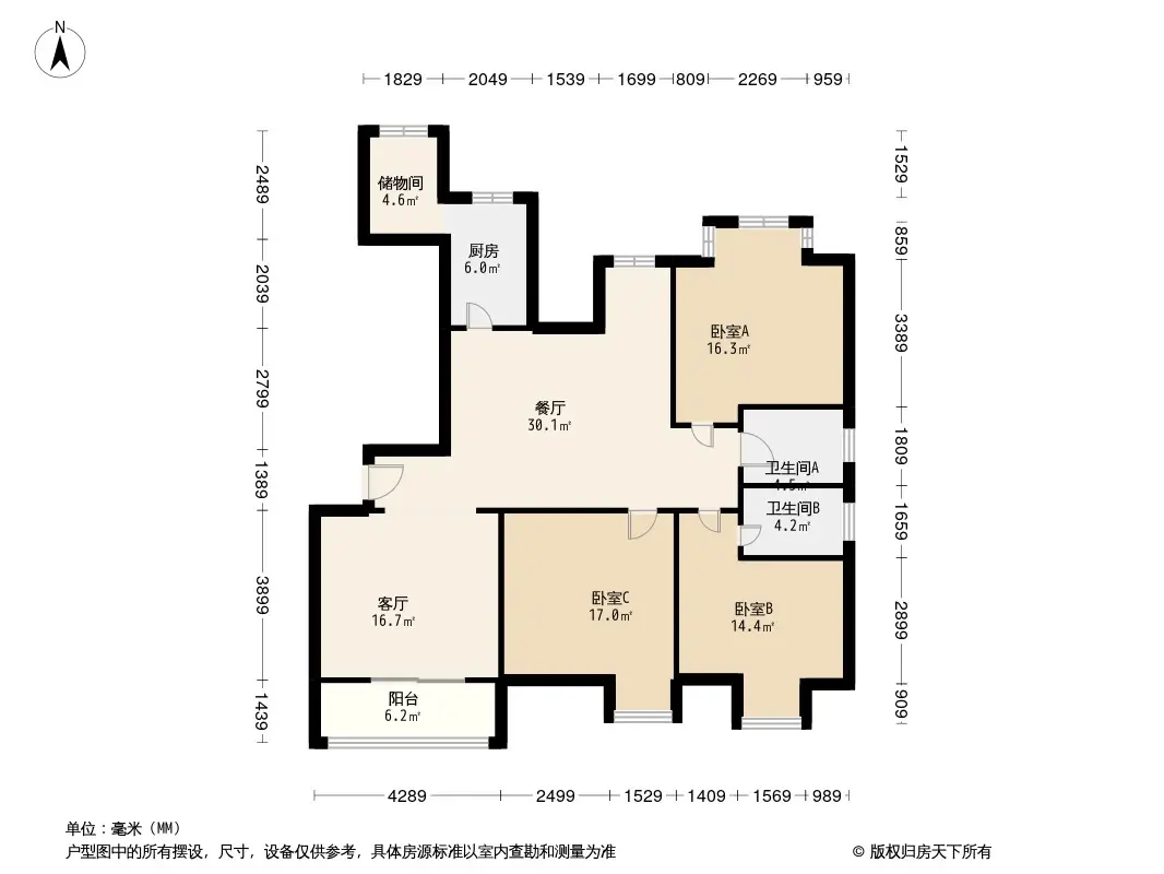 宏宇新岸线户型图