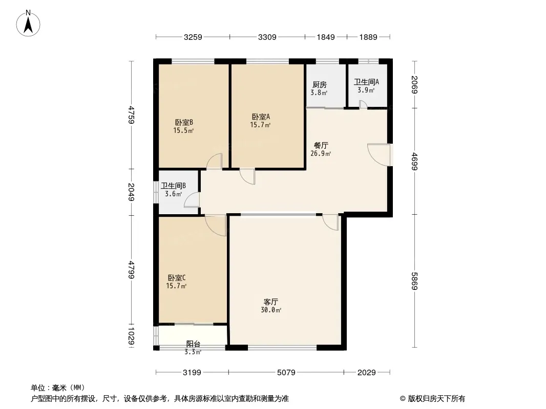 富华小区户型图