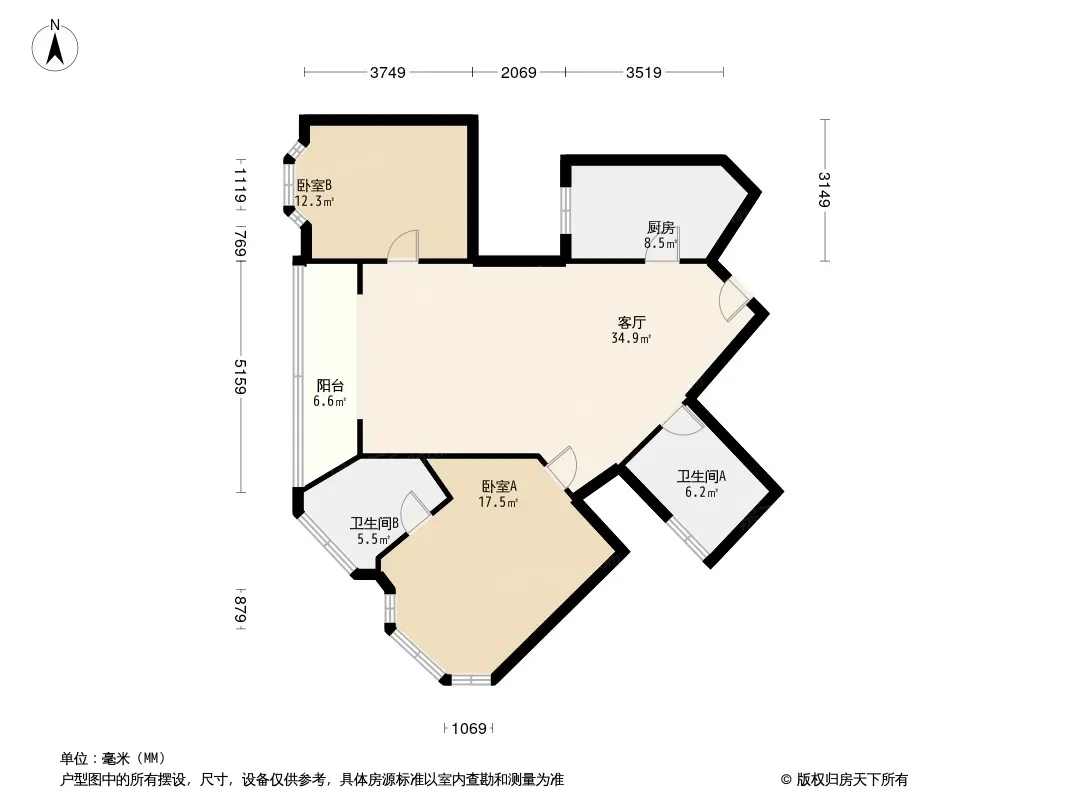 鹿鸣苑户型图
