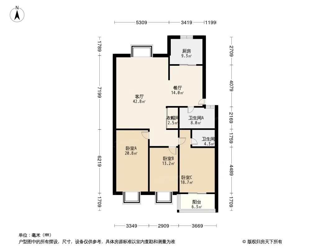 嘉慧园户型图