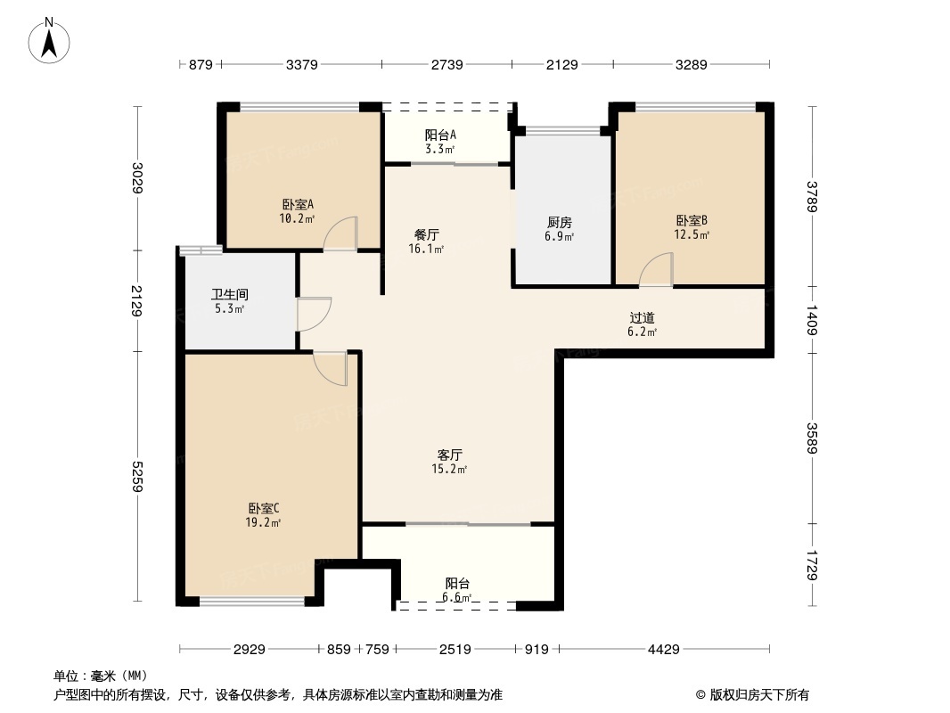 宝龙二期户型图图片