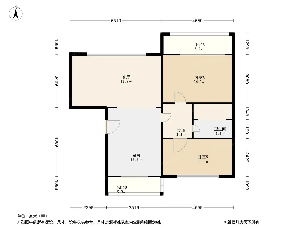 幸福花园户型图