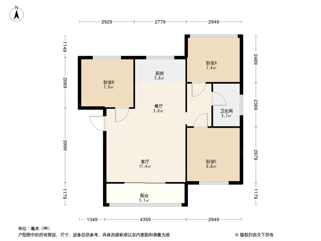 杭州彩虹城户型图图片