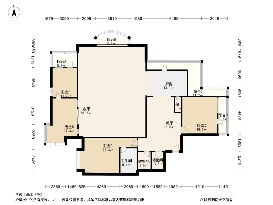 水岸名居户型图