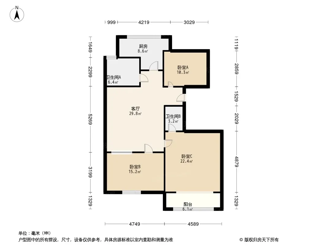 慧谷阳光花园户型图