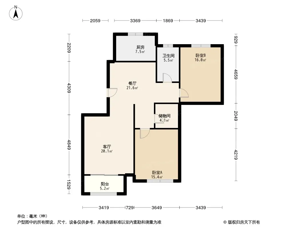 宏润花园户型图