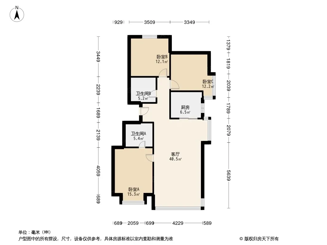 合景映月台户型图