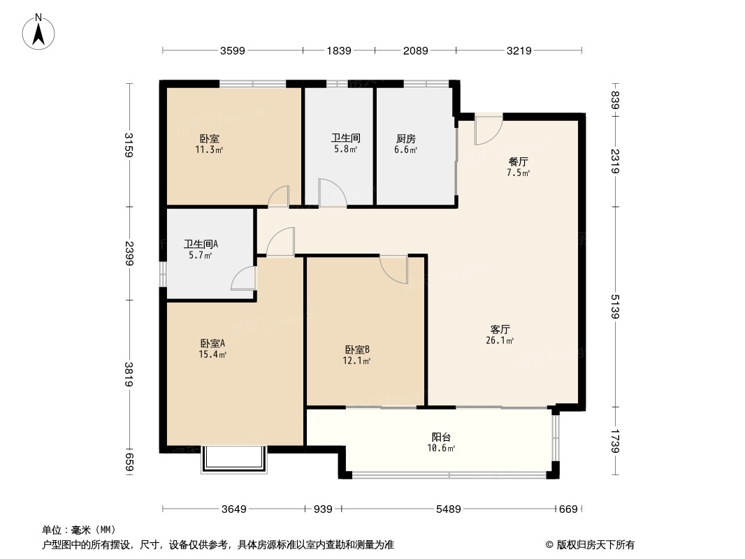 龙湖铂金岛户型图图片