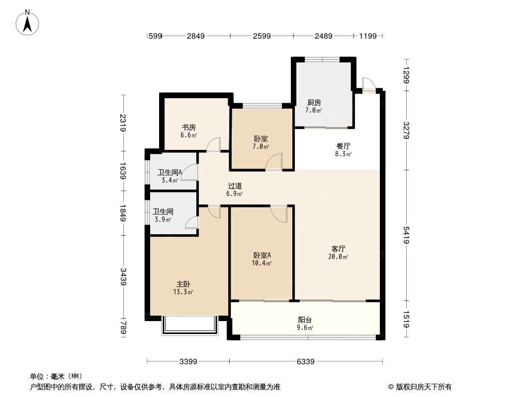 长沙中海阅麓山户型图图片