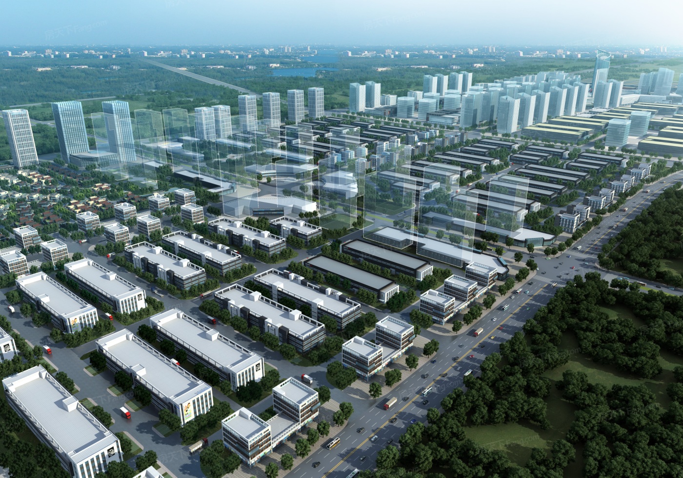 阳逻港华中国际产业园c区正对外预售