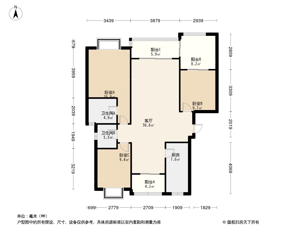 維多利亞公寓戶型圖