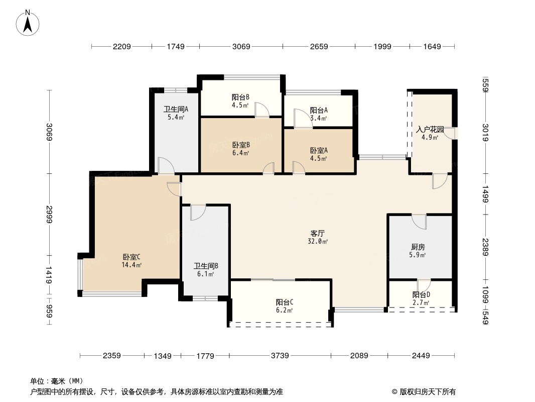 绿地468公馆户型图