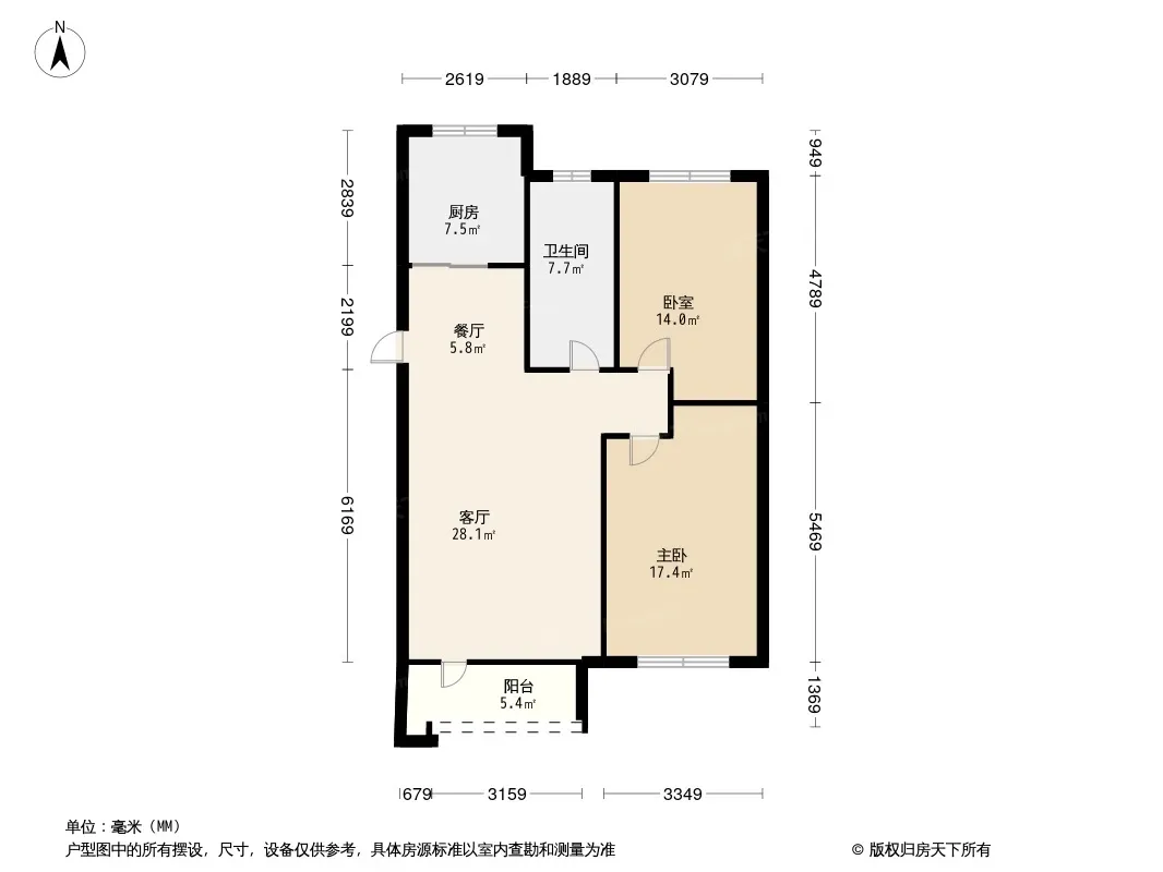 悦泰福里户型图