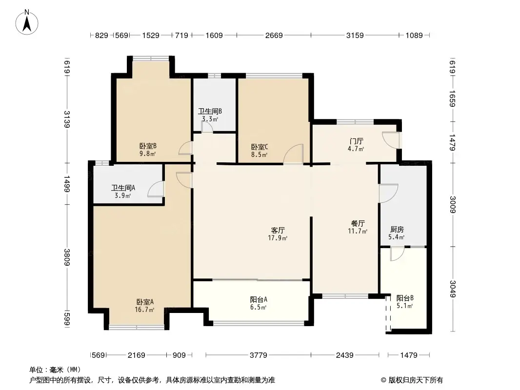 永威西郡二期户型图图片