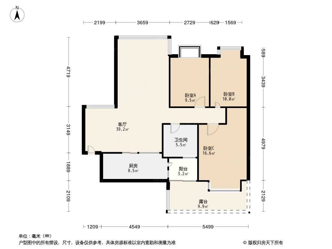 育才都市家园户型图