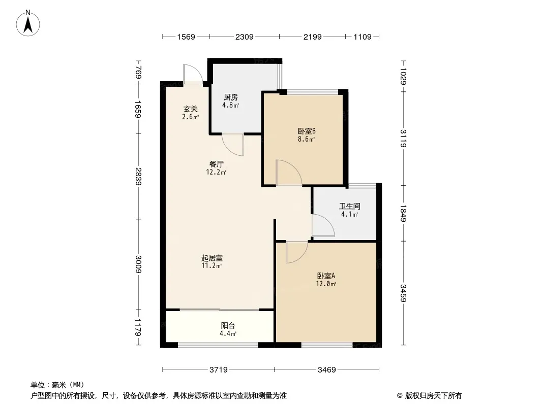 奥林春天户型图