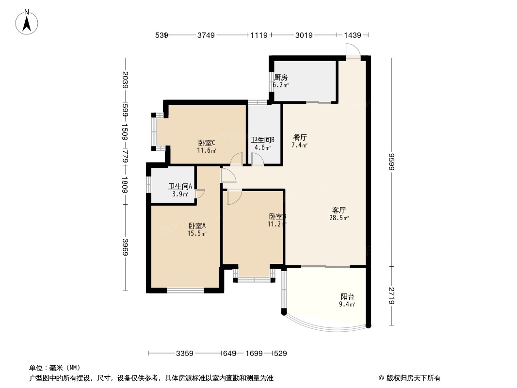 福隆丽水湾户型图图片