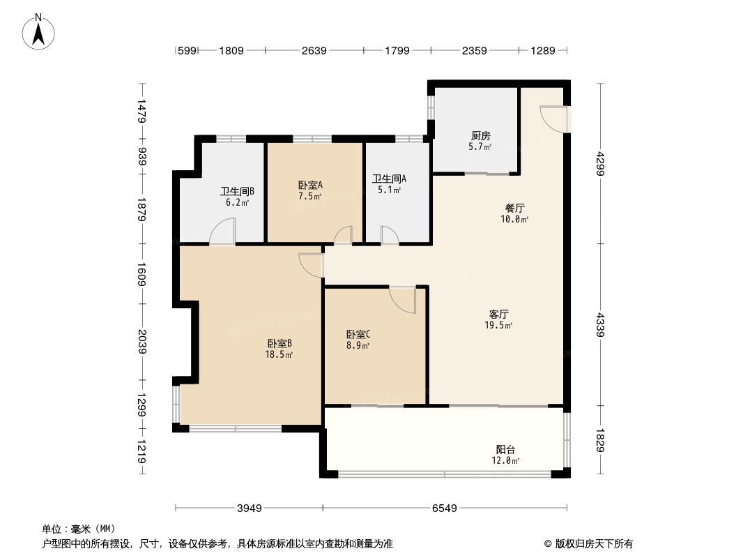 海信凤台世家户型图图片