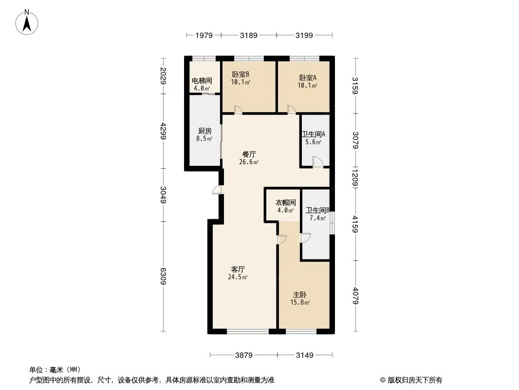 恒盛·欧洲公馆户型图