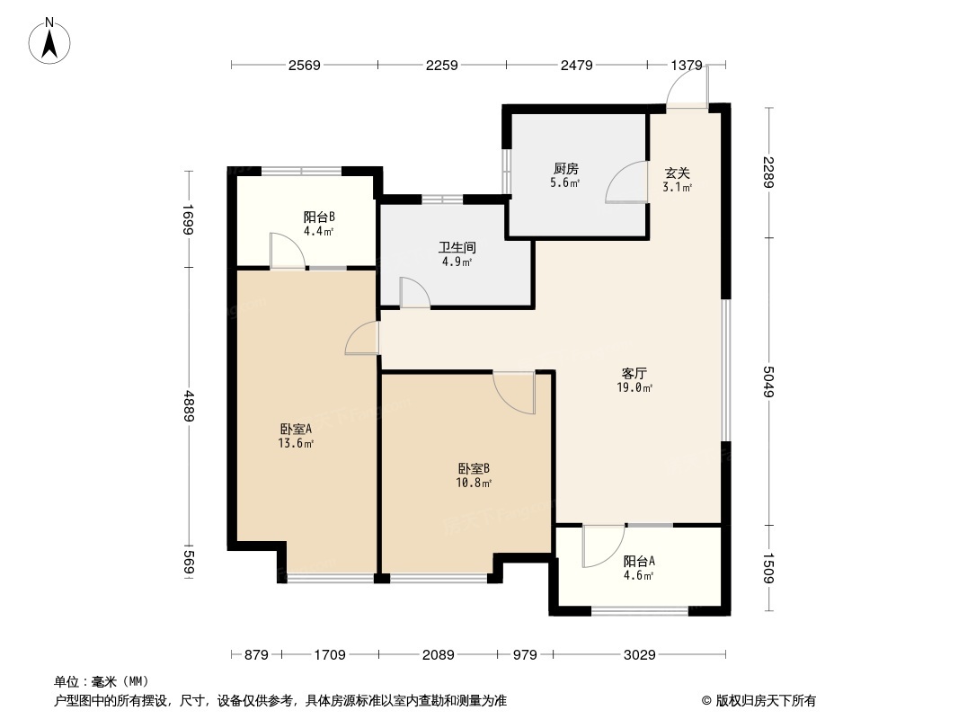 龙湖龙誉城户型图图片