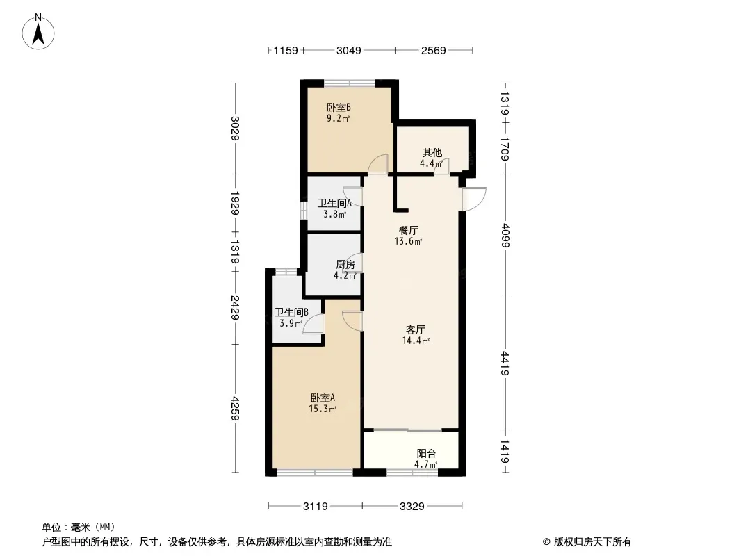 保利欣品华庭户型图