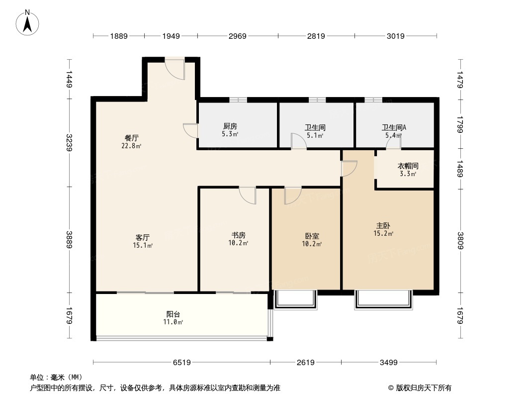 武汉华发四季户型图图片