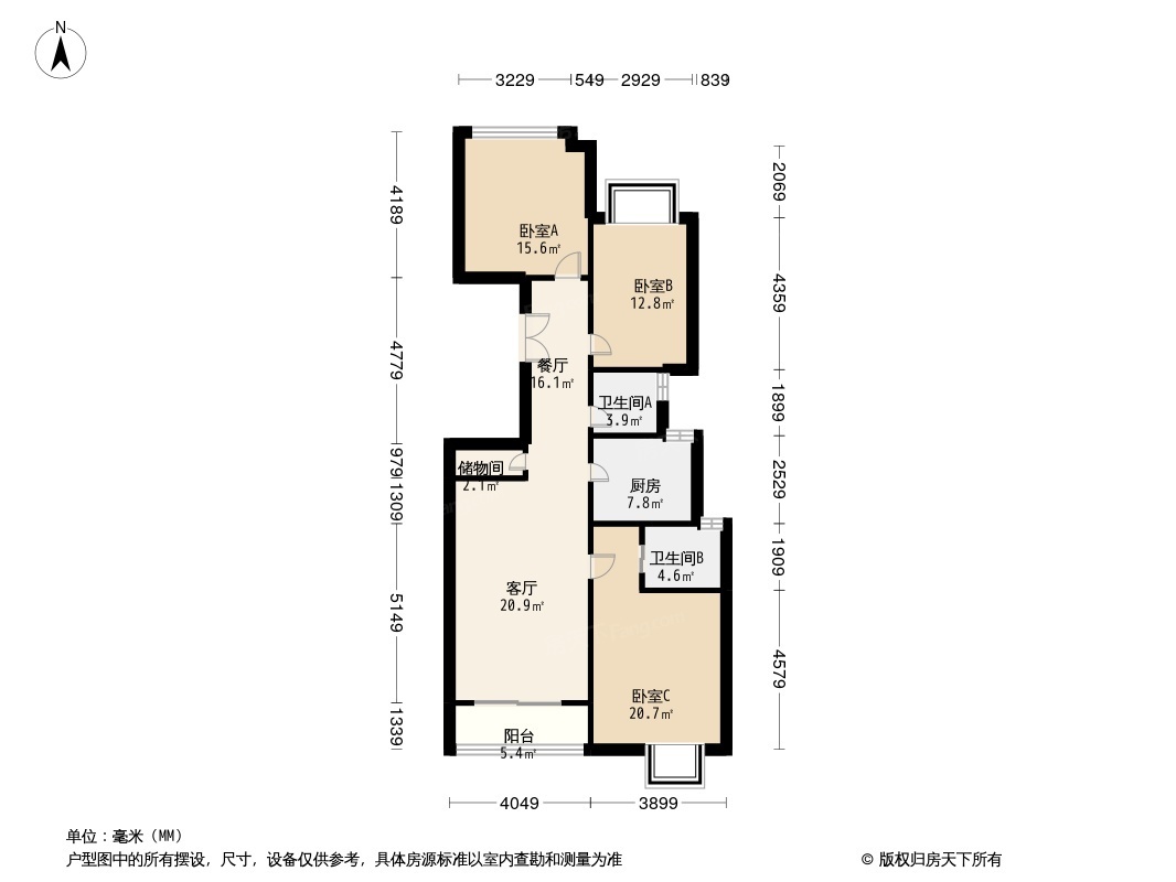 御沁园公寓户型图