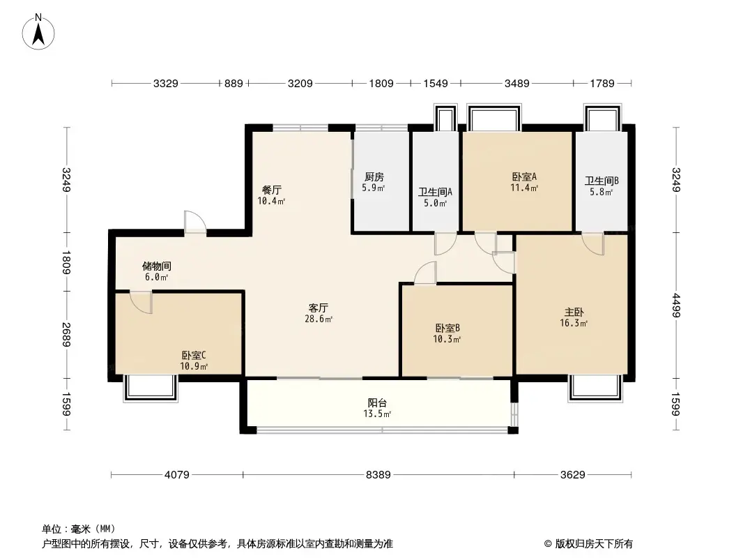 青岛碧桂园云境户型图图片