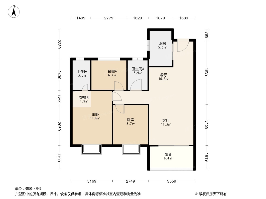 绵阳阳光云江樾户型图图片