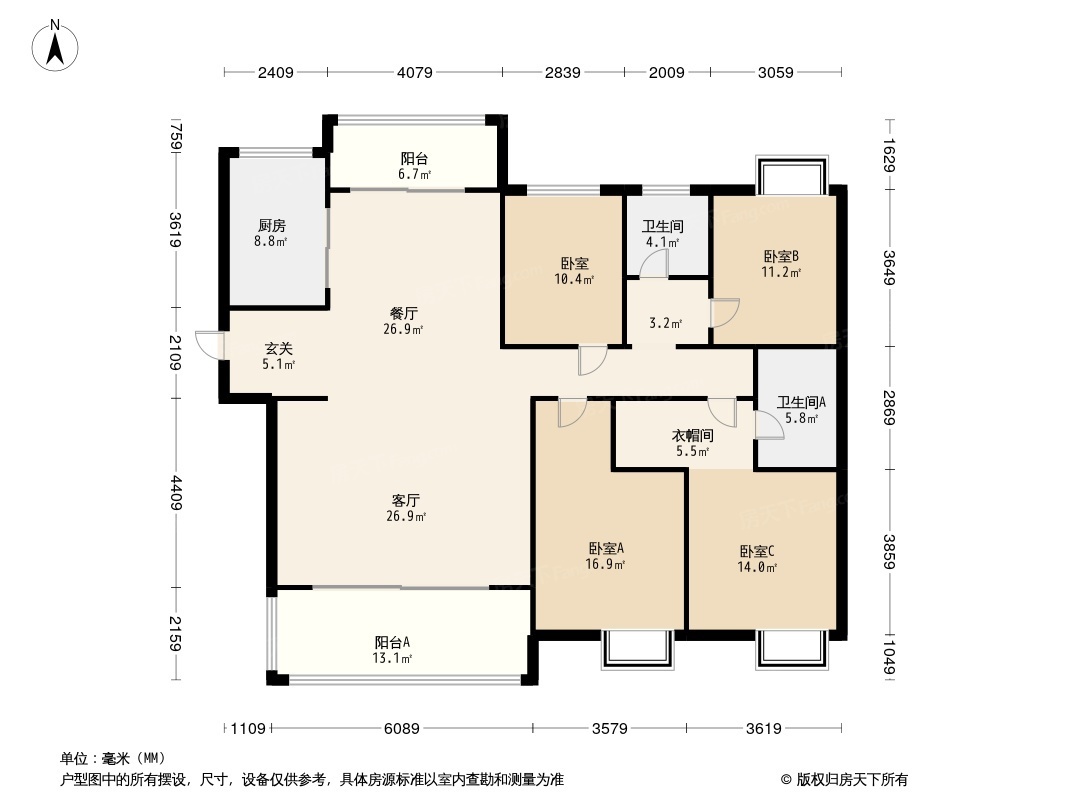 南德长江城户型图