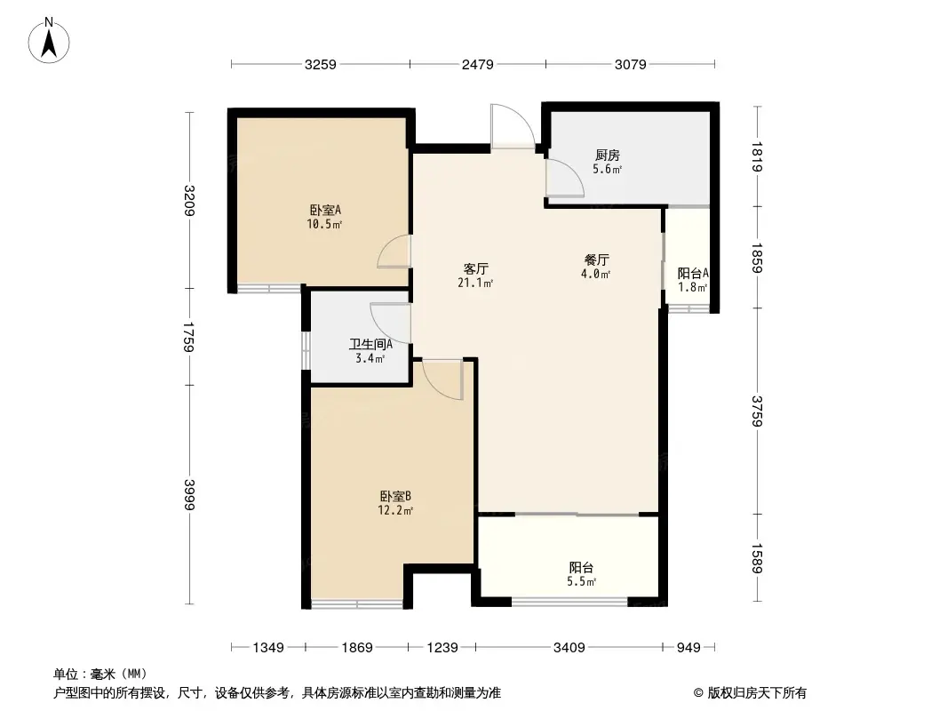 易居熙园户型图