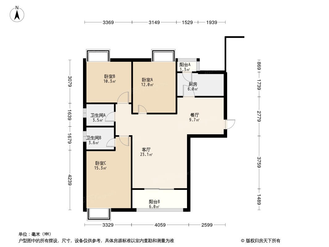 泉州星湖湾户型图图片