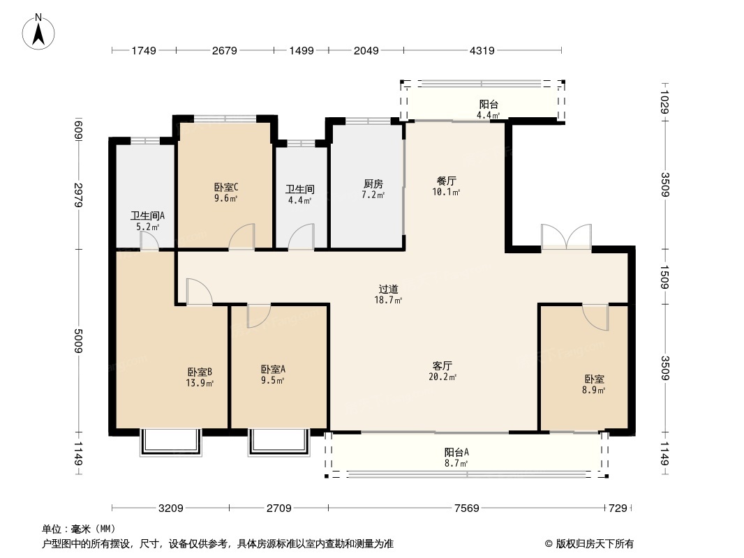 延安万达城户型图图片