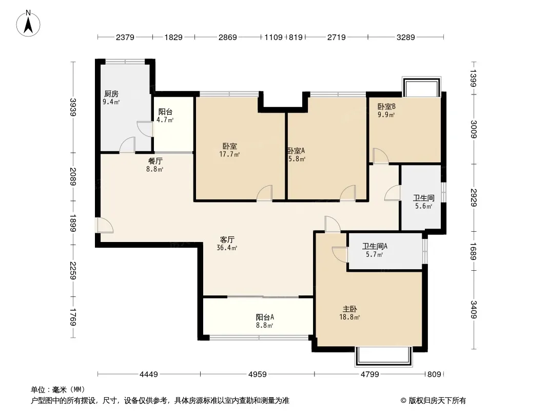 海伦国际户型图