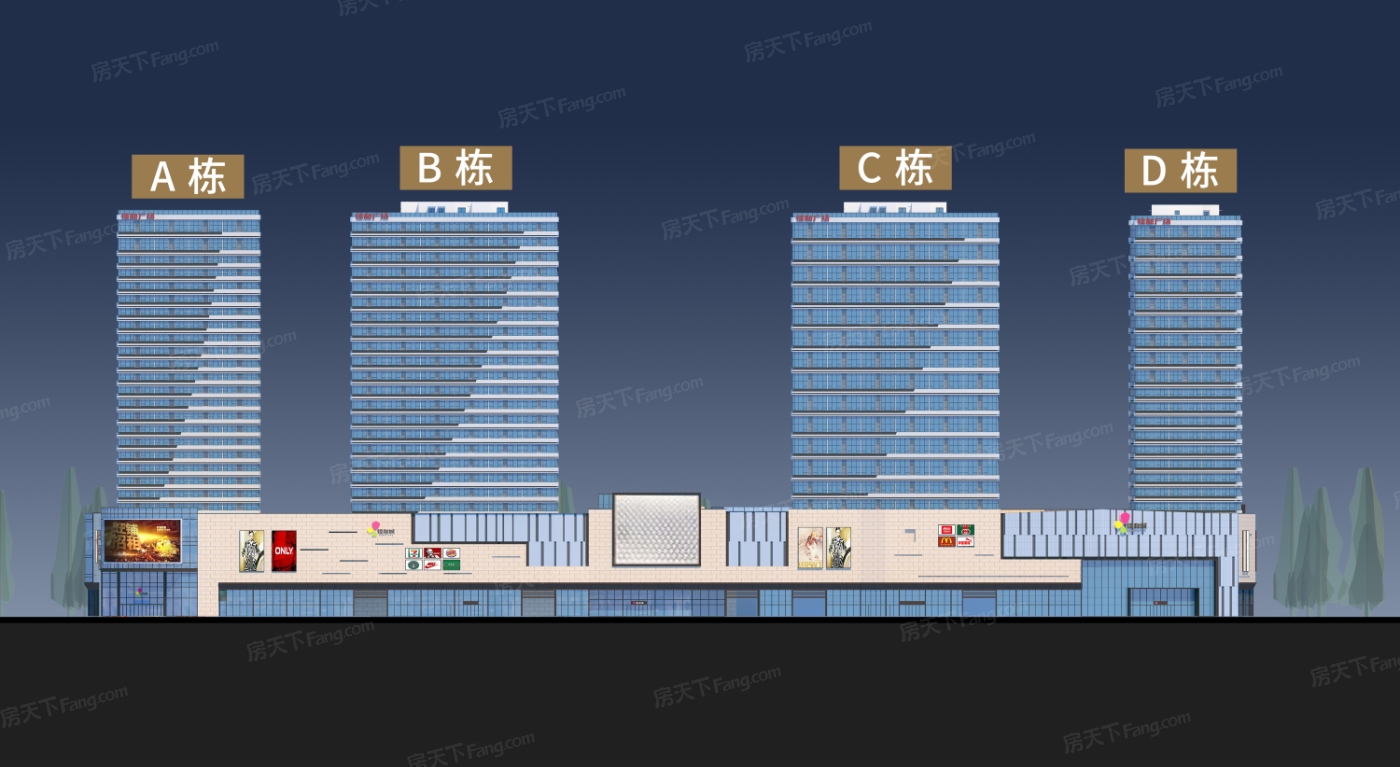 菏澤佳和廣場在售價格為:7500元/平方米