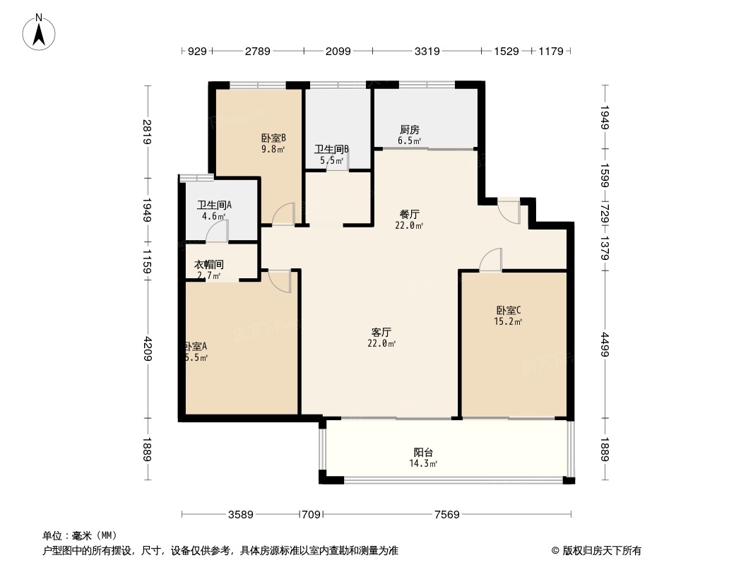 凤鸣水岸户型图