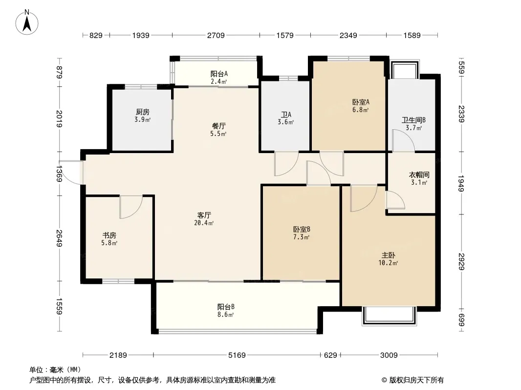 嘉鸿新城博雅府户型图