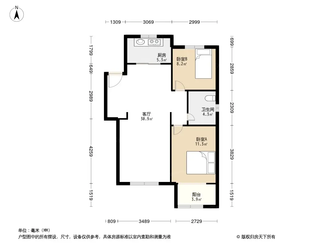 航天家園戶型圖