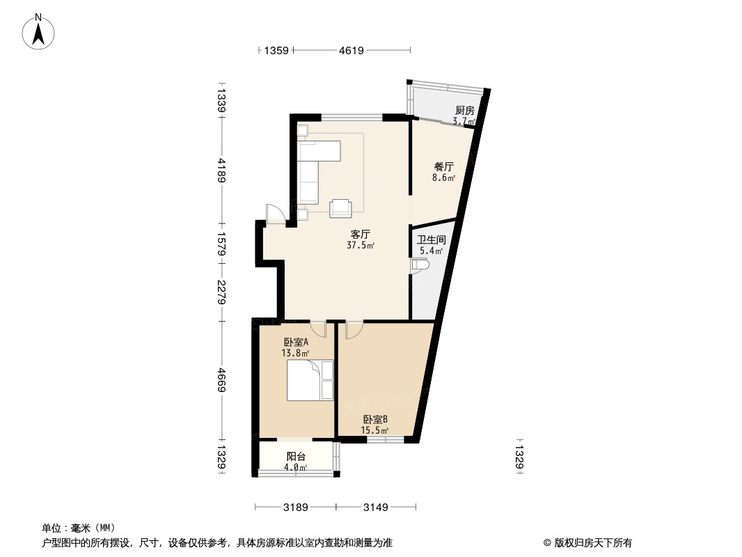 南山花园户型图